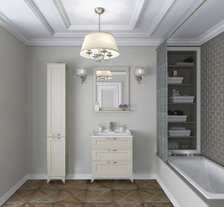 Тумба под раковину Акватон Леон H 65см дуб бежевый 1A194601LBPR0